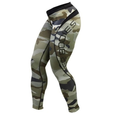 Better Bodies - Camo Long Tights - Green