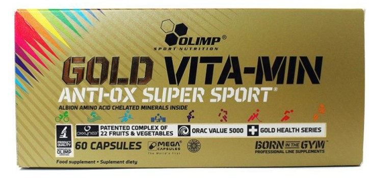 Olimp GOLD VITA-MIN ANTI-OX SUPER SPORT 60 caps