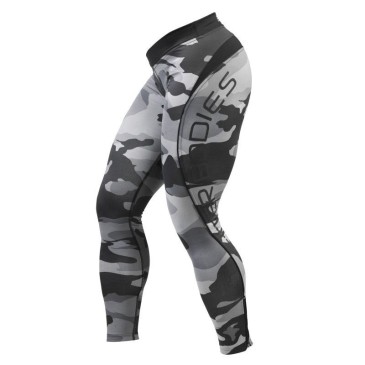 Better Bodies - Camo Long Tights - Grey 