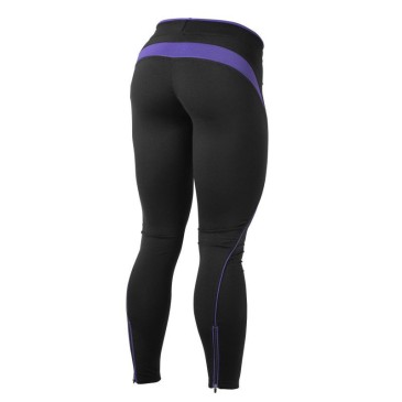 Better Bodies - Fitness Long Tights - Black/Purple