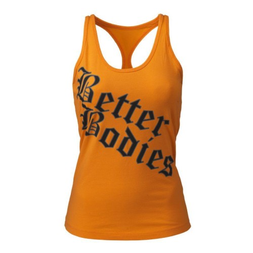 Better Bodies - Printed T-back - Bright orange