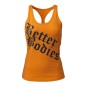 Better Bodies - Printed T-back - Bright orange