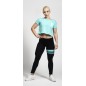 Better Bodies Cropped tee - Light Aqua