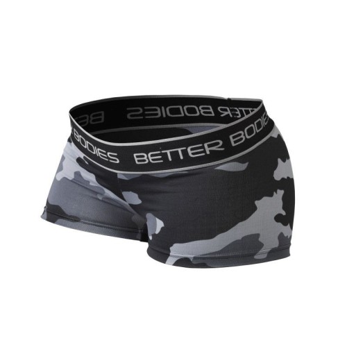 Better Bodies Fitness hotpant - Grey camoprint