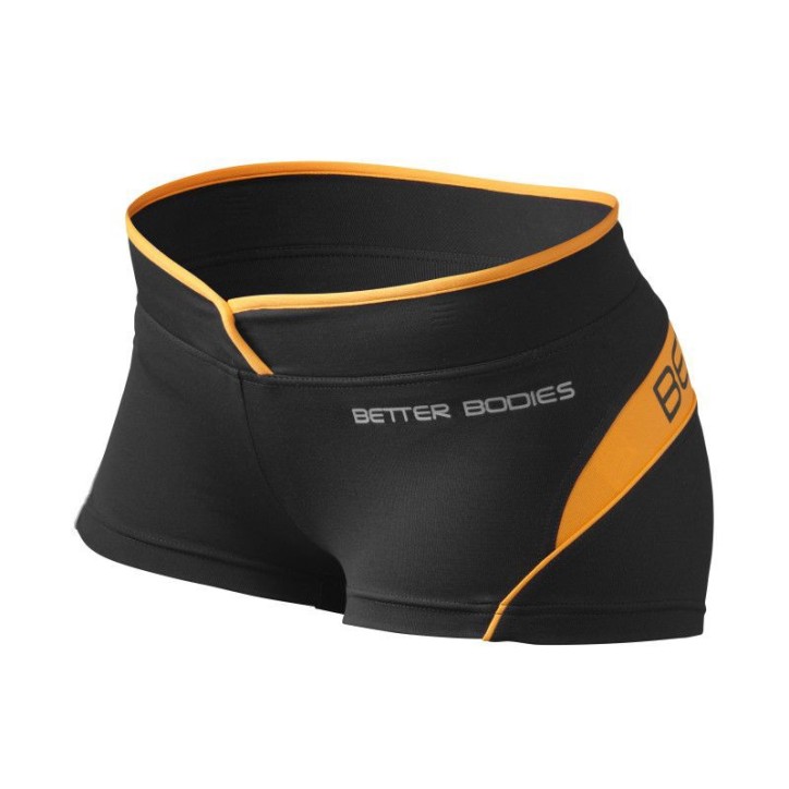 Better Bodies Shaped hotpant - Σορτσάκι - Black/orange