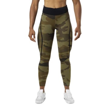 Better Bodies - Camo High Tights - Dark Green Camo