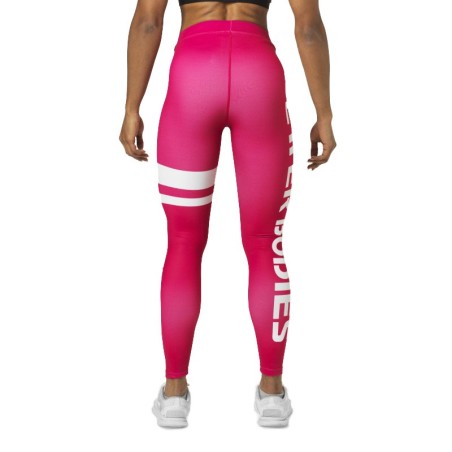 Better Bodies - Varsity stripe tights - Hot Pink