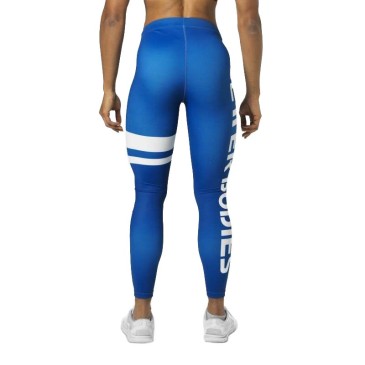 Better Bodies - Varsity stripe tights - Str.Blue