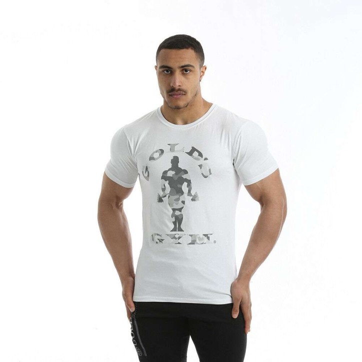 Gold's Gym Joe Printed T-Shirt - White | 26.90€ | MuscleBody.gr