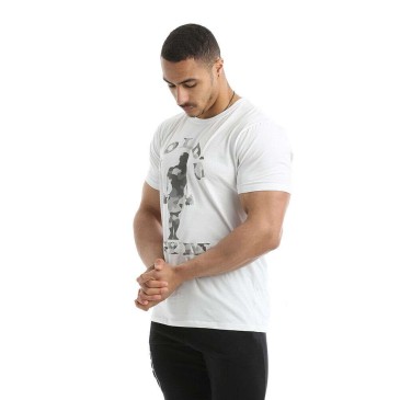 Gold's Gym Joe Printed T-Shirt - White | 26.90€ | MuscleBody.gr