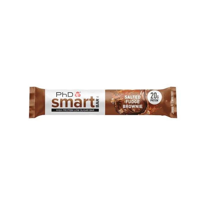 PhD Smart Bar Salted Fudge Brownie 64gr | MuscleBody.gr