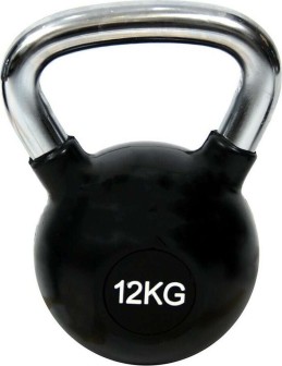 Ketllebell Χρωμίου με Επένδυση από Λάστιχο 12kg | 39.90€ | MuscleBody.gr