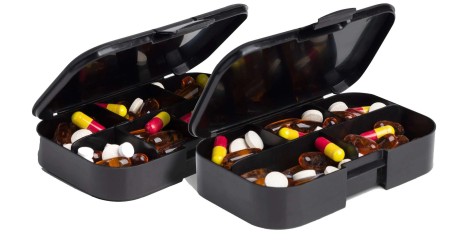 SmartShake Pill Box Organizer 2-Pack