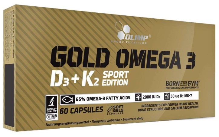 Olimp Gold Omega 3 D3 + K2 60caps | MuscleBody.gr