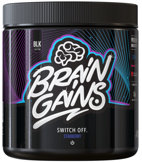 Brain Gains Switch OFF BLK Edition 200gr | 39.90€ | MuscleBody.gr