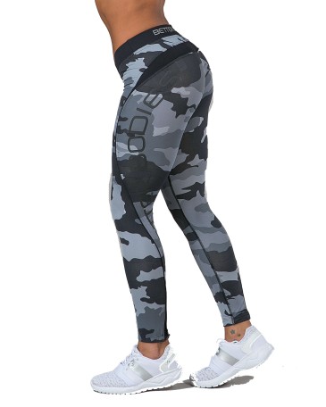 Better Bodies - Camo Long Tights - Grey | 75.90€ | MuscleBody.gr