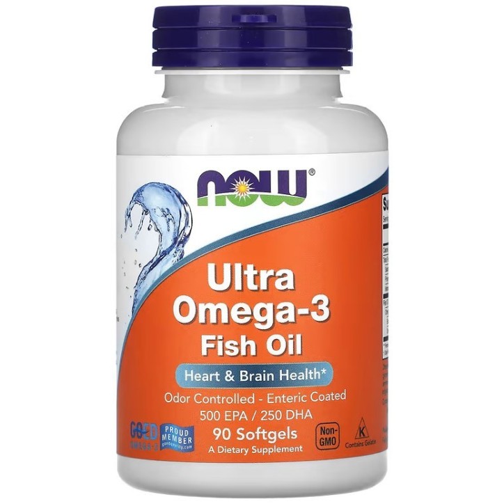 Now Foods Ultra Omega-3 x 90softgels | MuscleBody.gr