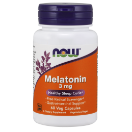 Now Foods - Melatonin 60caps | MuscleBody.gr