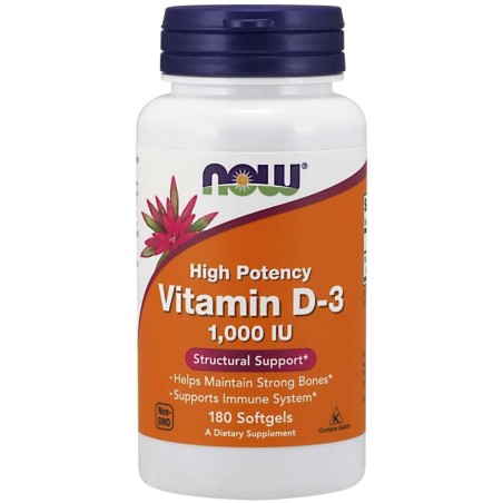 Now Foods D3 1000iu 180softgels