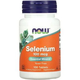 Now Foods - Selenium 100mcg 100tabs | 7.90€ | MuscleBody.gr