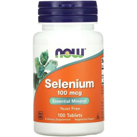 Now Foods - Selenium 100mcg 100tabs | 7.90€ | MuscleBody.gr