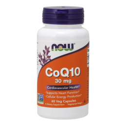 NOW Foods - CoQ10 30mg 60vcaps | MuscleBody.gr