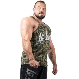 Tanktop LpLimits Green Camo Heavy Jersey | Musclebody.gr