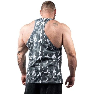 Tanktop LpLimits Grey Camo Heavy Jersey | Musclebody.gr