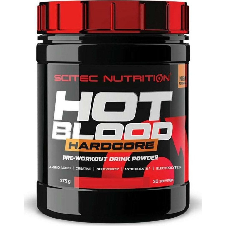 Scitec Hot Blood Hardcore 375gr | MuscleBody.gr