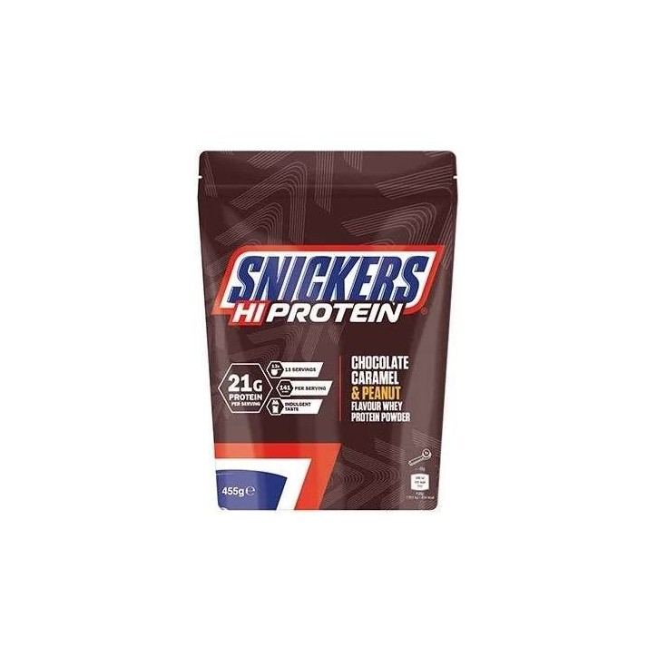 Snickers Hi Protein Powder Chocolate 455gr | MuscleBody.gr