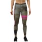 Better Bodies - Varsity stripe tights - Dark Green Camo