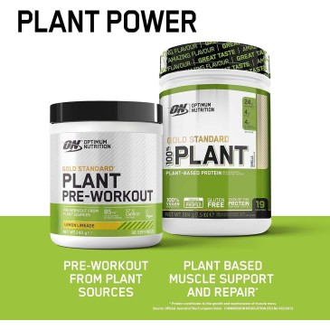 Optimum Nutrition Plant Pre-Workout 240gr | MuscleBody.gr