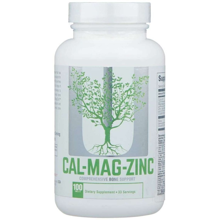 Universal Nutrition Calcium Zinc Magnesium 100tabs | MuscleBody.gr