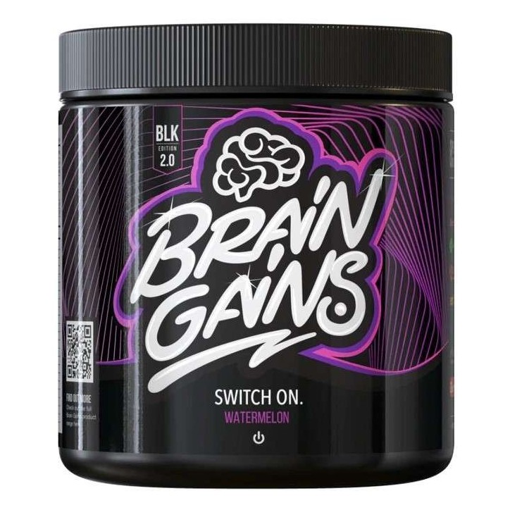 Brain Gains Switch-On Black Edition 2.0 225gr | 37.90€ | MuscleBody.gr