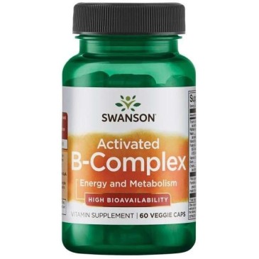 Swanson Activated B-Complex 60 Veggie Caps | MuscleBody.gr