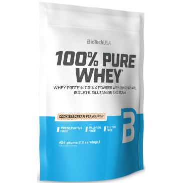 Biotech 100% Pure Whey 454gr | MuscleBody.gr