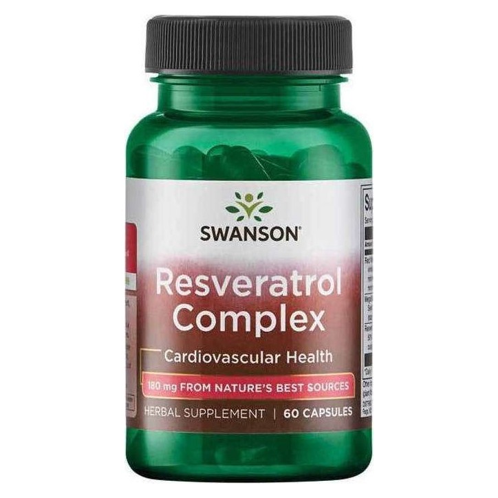 Swanson Resveratrol Complex 60caps - MuscleBody.gr