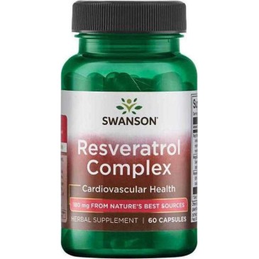 Swanson Resveratrol Complex 60caps - MuscleBody.gr