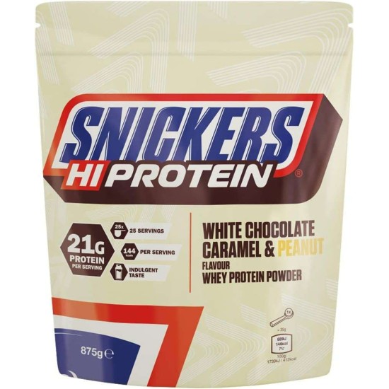 Snickers Hi Protein Powder White Chocolate, Caramel & Peanut 875gr