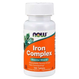 NOW Iron Complex 100tabs | MuscleBody.gr