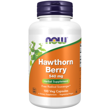 Now Foods Hawthorn Berry 540mg-100vcaps | MuscleBody.gr