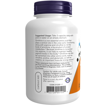 Now Foods L-Ornithine 120caps