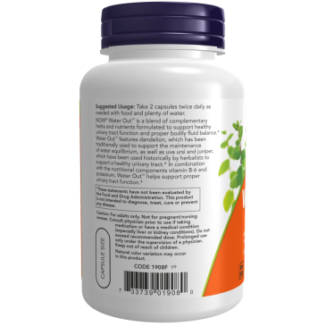 Now Foods Water Out 100vcaps | MuscleBody.gr