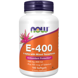 Now Foods E-400iu & Selenium 100softgels | MuscleBody.gr