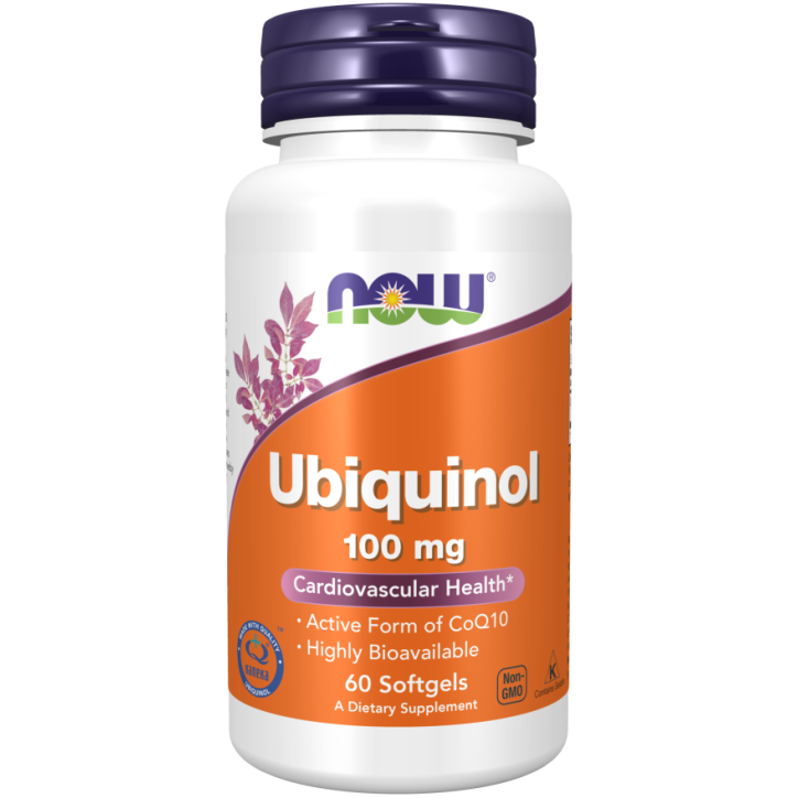 NOW Ubiquinol 100mg 60softgels | MuscleBody.gr