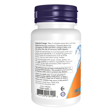 Now Foods Omega 3 100softgels 1000mg | MuscleBody.gr