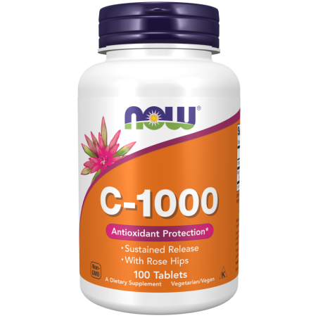 Now Foods - C1000 Vitamin 100tabs  Rose Hips | MuscleBody.gr