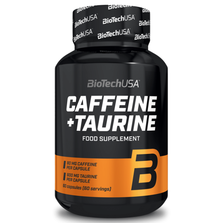 Biotech Caffeine + Taurine 60caps