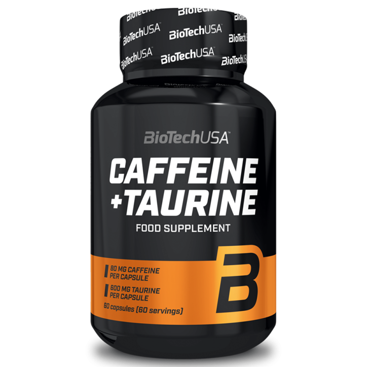 Biotech Caffeine + Taurine 60caps | 10.90€ | Biotech | MuscleBody.gr