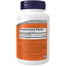 Now Foods L-Tyrosine 750mg 90vcaps